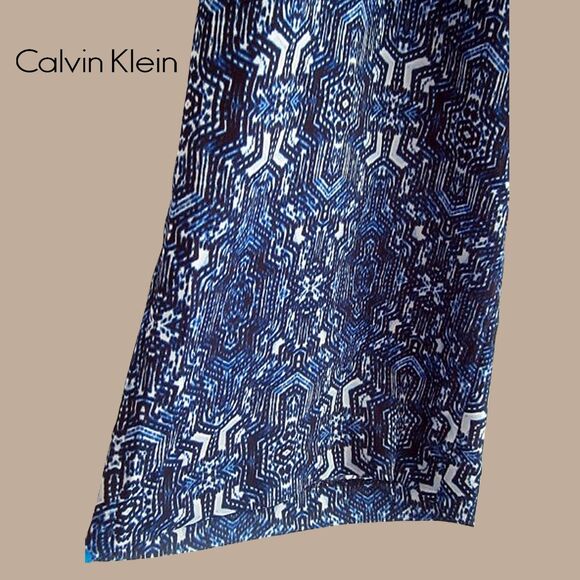 CALVIN KLEIN NEW Bohemian Medallion Drawstring/Elastic Waist Relaxed Pant 2X - Picture 8 of 11